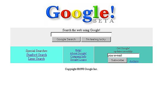 Google'ın İlk Kurulduğunda Hali Nasıldı?
