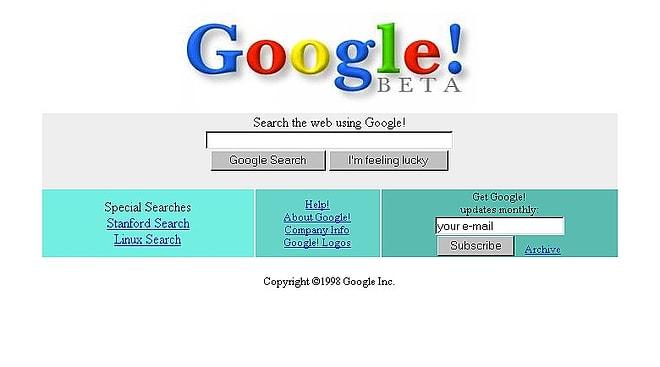 Google'ın İlk Kurulduğunda Hali Nasıldı?