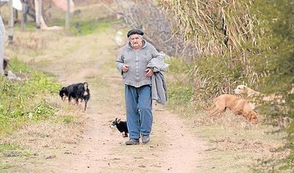 11. Mujica, kendisine ‘fakir devlet başkanı’ diyenlere, her defasında ‘’zenginliğin gerçek anlamını bilmediklerini’’ söyledi.