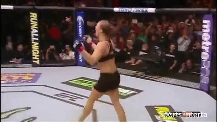 Ronda Rousey'in Sadece 14 Saniyede Rakibini Nakavt Etmesi