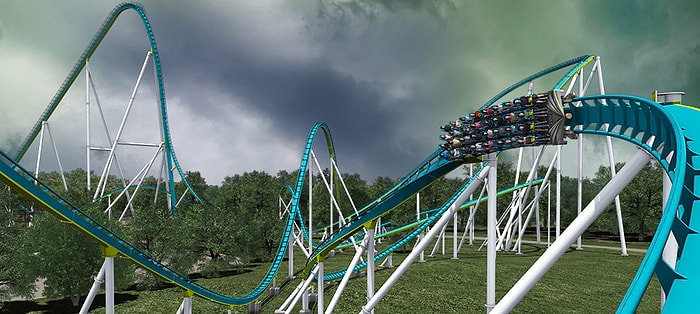 Dünyanın En Uzun ve En Hızlı Lunapark Treni Fury 325'ten Test Sürüşü