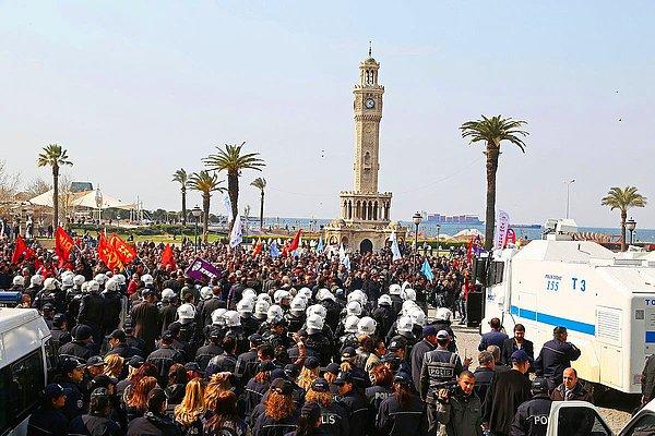 5. İzmir Valiliği'nden Basın Açıklaması ve Protesto Yasağı