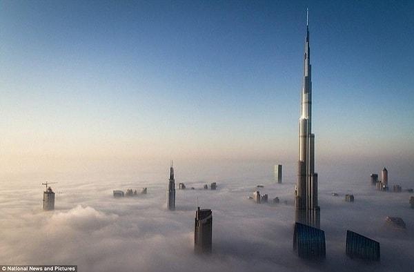 Dünyanın en yüksek binası Burj Khalifa Dubai’de bulunmakta.