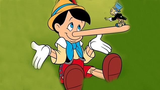 15. Eğer Pinokyo "şimdi burnum uzayacak" derse ve burnu uzamazsa yalan söylemiş olur ve burnunun uzaması gerekir. Ama burnu uzarsa doğruyu söylemiş olur ve bu yüzden burnunun uzamaması gerekir?