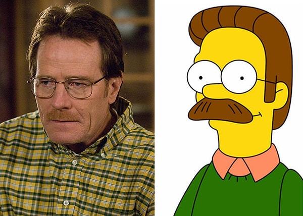 20. "The Simpsons" - Walter White'a benzeyen Ned Flanders