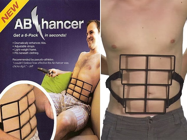 1. Karın kası isteyip de spora üşenenlere, anında six pack'e kavuşma şansı! : Karın kası-matik