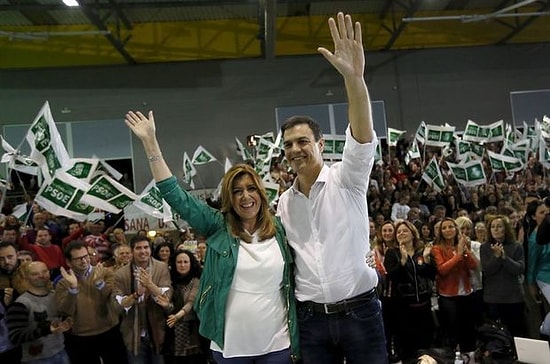 İspanya'ya Bağlı Endülüs'te Yapılan Seçimleri İspanyol Sosyalist İşçi Partisi Kazandı