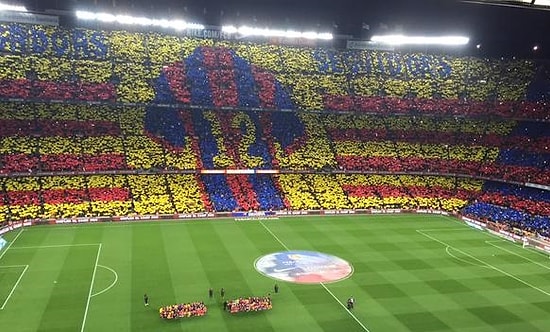 El Clasico'da Muhteşem Koreografi Şovu