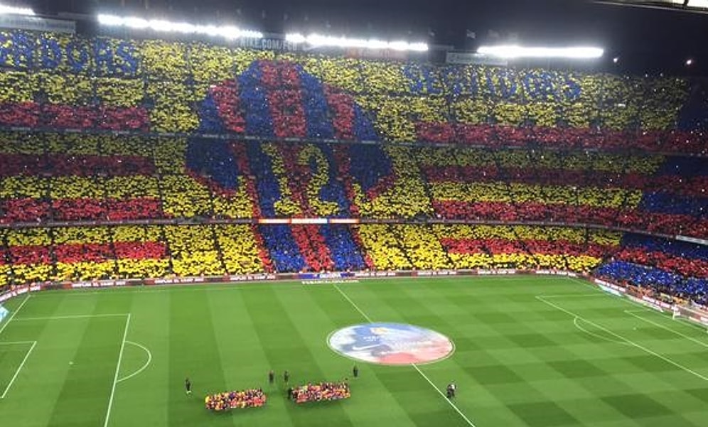 El Clasico'da Muhteşem Koreografi Şovu