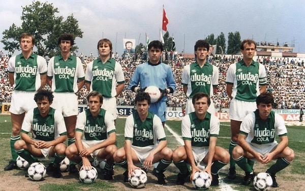 6. Bursa Atatürk Stadı Mayıs 1986 | Bursaspor (Bursaspor - Altay Türkiye Kupası Finali / Kupayı kazanan kadro)