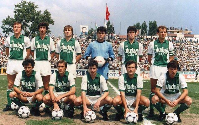 6. Bursa Atatürk Stadı Mayıs 1986 | Bursaspor (Bursaspor - Altay Türkiye Kupası Finali / Kupayı kazanan kadro)