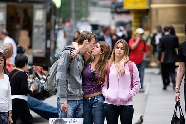 Your friend has found a bf/gf and you are still a lone wolf.