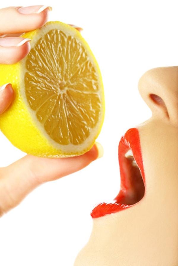9. Limonlu su sinir sistemini korur.