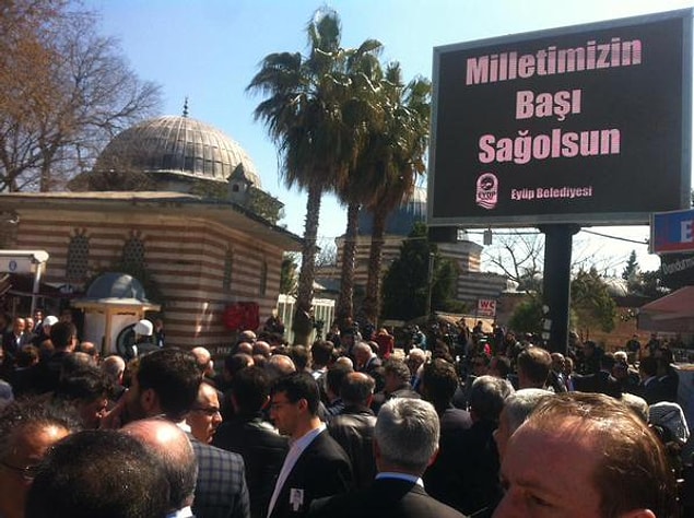 Eyüp Sultan'da cenaze