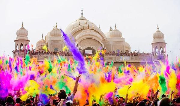 3. Holi Renk Festivali, Hindistan