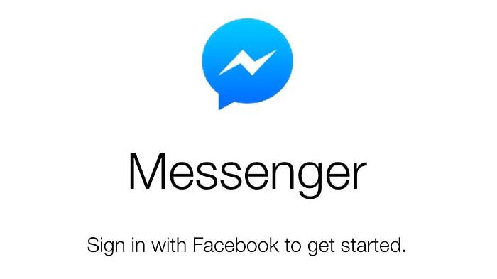 Facebook Messenger da Bilgisayara Geldi