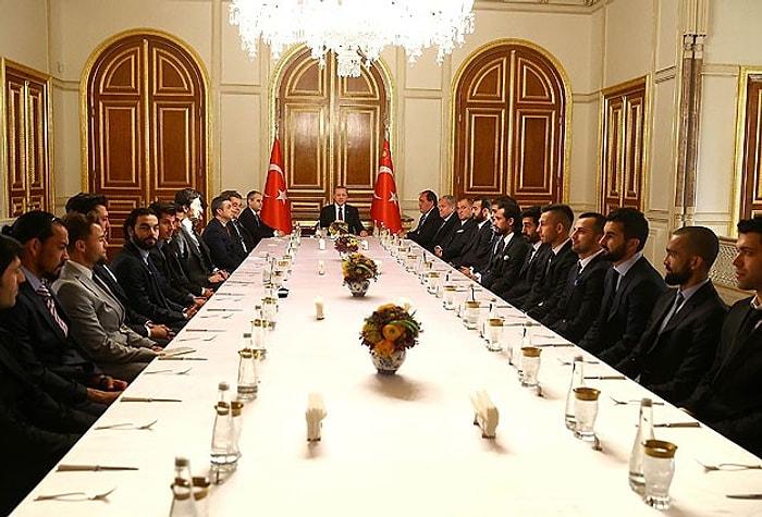 Cumhurbaşkanı Erdoğan, Takım Kaptanlarını Kabul Etti