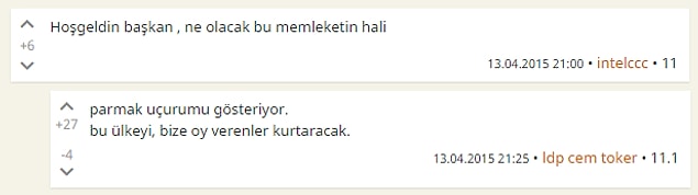 14. 'Uçuruma gidiyoruz'