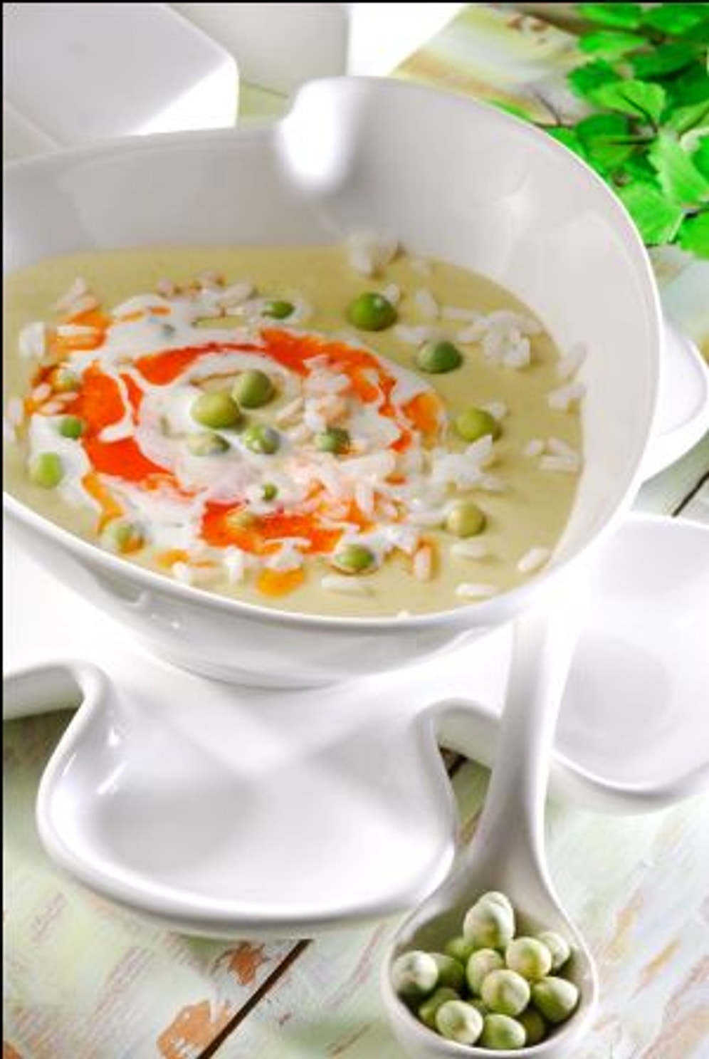 Kremalı Bezelye Çorbası