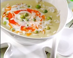Kremalı Bezelye Çorbası