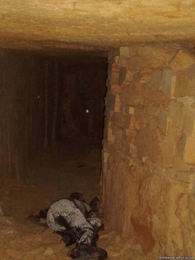 7. Ukrayna, Odessa Yeraltı Mezarlarında kaybolan ve ölen kızın çürüyen bedeni.