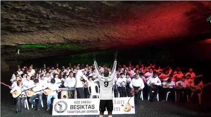 112 Bağlama ile Demba Ba Marşı Söylediler