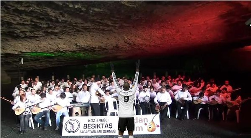 112 Bağlama ile Demba Ba Marşı Söylediler