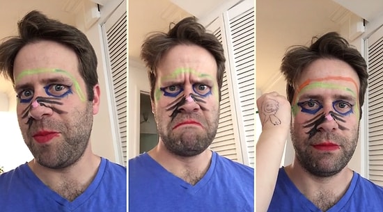 Çocuğuna Hayır Diyemeyen Babanın Suratının Sanat Eserine Dönüşmesi