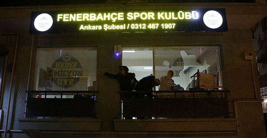 Fenerbahçe'nin Ankara Şubesine Yapılan Saldırıda 1 Kişi Tutuklandı