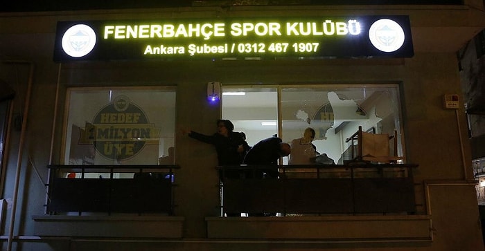 Fenerbahçe'nin Ankara Şubesine Yapılan Saldırıda 1 Kişi Tutuklandı