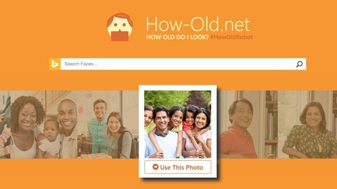 Microsoftun çıkardığı Programın çekilen resimler yolulya insanların yaşını ortaya çıkarması