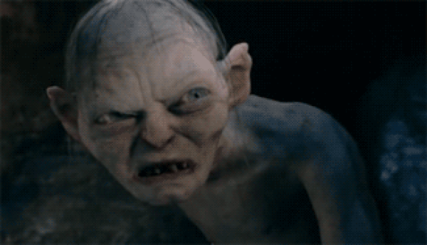 "O paylaşımdaki görüntüler kötü karakterli Gollum değil, sevimli ve iyi kalpli olan Smeagol"
