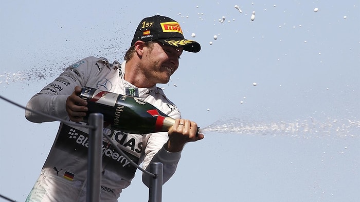 İspanya GP'sinde Kazanan Rosberg