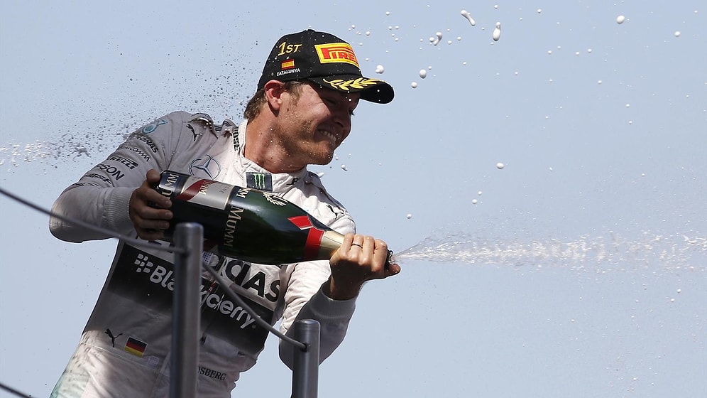 İspanya GP'sinde Kazanan Rosberg