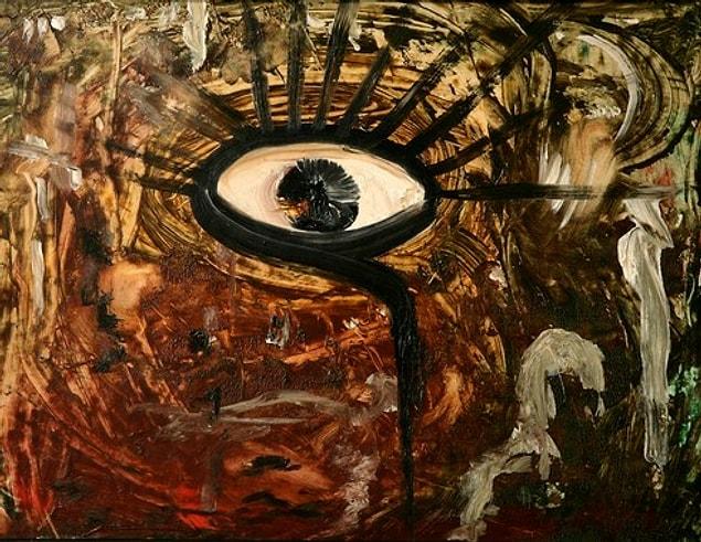 7. Horus’un gözü, manevi anlamıyla, vicdanın gözünden hiçbir şeyin kaçmayacağını, insanın iç âlemindeki her niyetini ve yaşamdaki her davranışını gözden kaçırmayan bu merhametsiz yargıcın keskin bakışını sembolize eder. Bu vicdanın 24 saat kapanmadan açık kalan gözüdür.