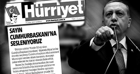 Hürriyet: 'Sayın Cumhurbaşkanı... Ne İstiyorsunuz Bizden?'