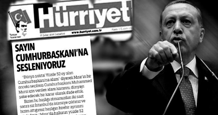 Hürriyet: 'Sayın Cumhurbaşkanı... Ne İstiyorsunuz Bizden?'