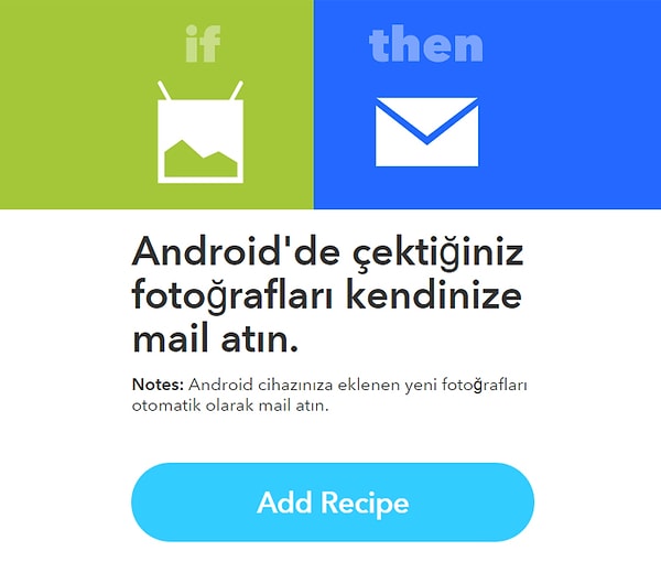 Android'de çektiğiniz fotoğrafları kendinize mail atın.