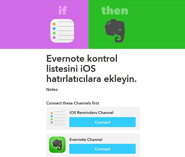 Evernote kontrol listesini iOS hatırlatıcılara ekleyin.