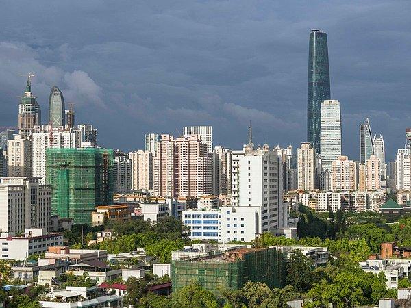 12. Guangzhou, Çin 7,434 kilometre kare alanda toplamda 543 yüksek yapıya sahip