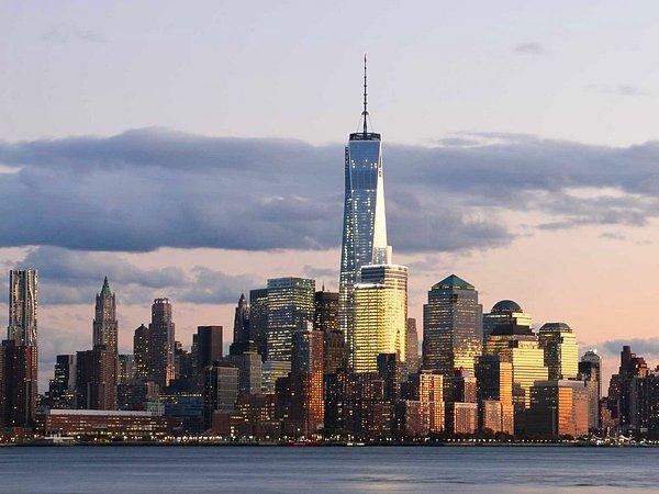 2. New York şehri 800 kilometre kare alanda toplamda 6,091 yüksek yapıya sahip