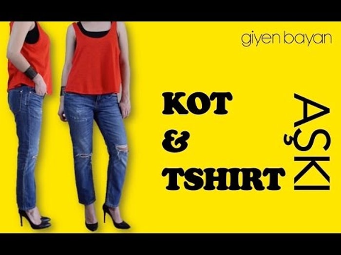 Kot T-Shirt Aşkı & Kamera Arkası | Giyen Bayan