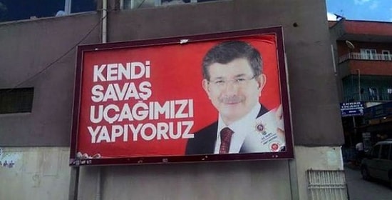 AKP'nin Şırnak'taki 'Kendi Savaş Uçağımızı Yapıyoruz' Afişi Tepkiler Üzerine Kaldırıldı
