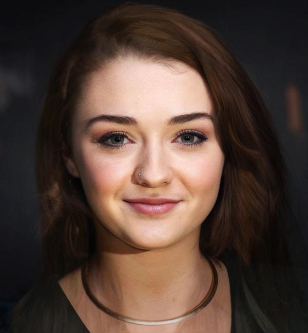 23. Sophie Turner (Sansa Stark) - Maisie Williams (Arya Stark)