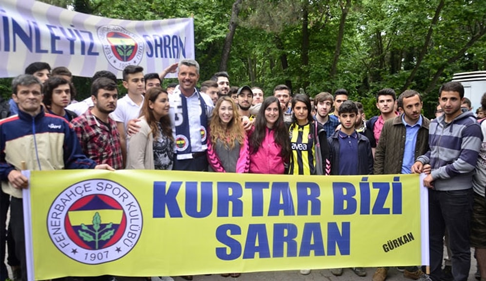 Fenerbahçe'li Taraftarlardan Sadettin Saran'a Büyük Destek