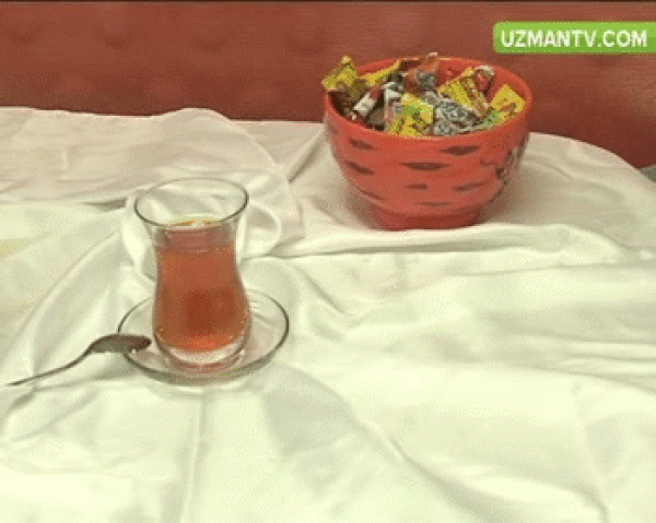 6. Şekerli Soğuk/Sıcak Çay Lekesi ☕