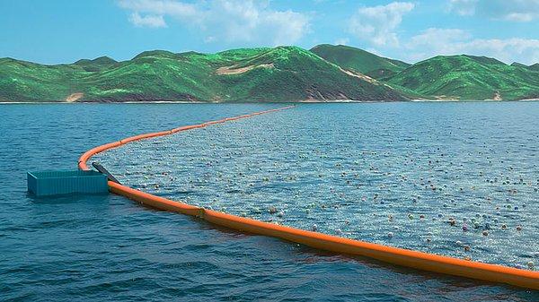 Tamamlandığında dünyanın en uzun yüzer yapısı olacak, 2.000 metre uzunluğundaki deneme hattı.