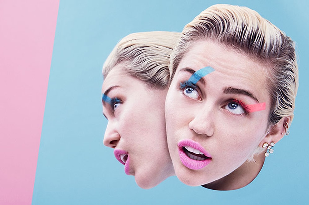 Miley Cyrus Ünlü "Paper" Dergisine Verdiği Acayip Pozlarla Kim Kardashian'ı Gölgede Bıraktı!