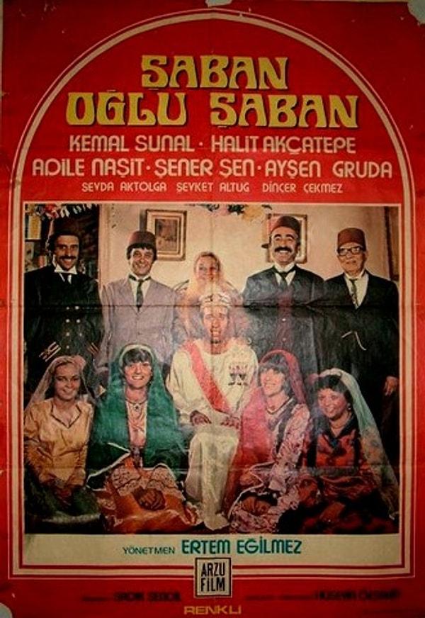 6. Şaban Oğlu Şaban (Ertem Eğilmez, 1977)   IMDB: 8.9