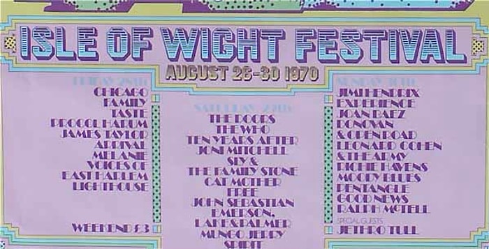 50 Fotoğrafla Müzik Tarihindeki En Ünlü Hippi Festivallerinden Olan Isle of Wight